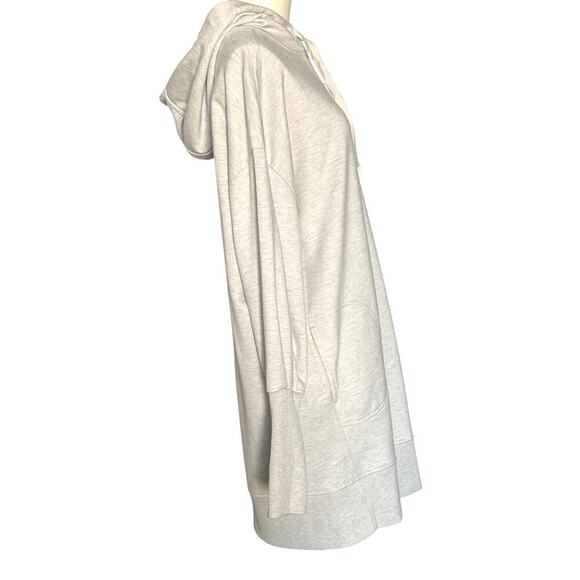 Athleta Mala Hoodie Dress, Light Oatmeal Heather SIZE S - Picture 8 of 13